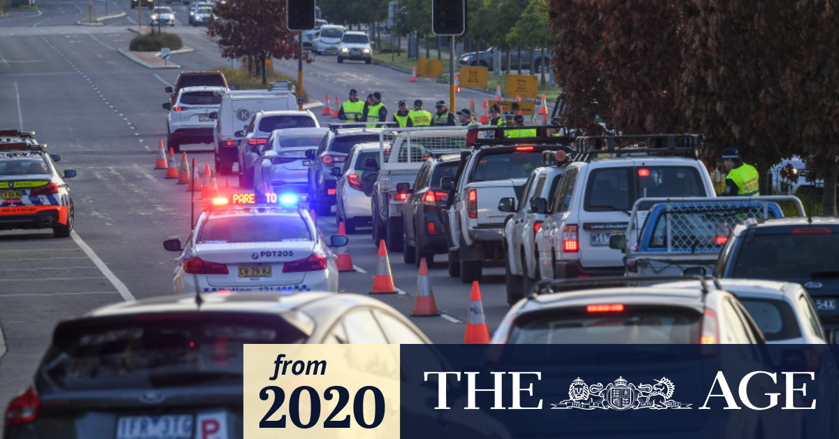 Coronavirus Victoria Long queues at VictorianNSW border as Gladys